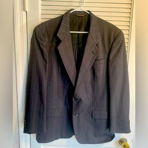 Christian Dior men’s black wool 2 button sport coat size 42R